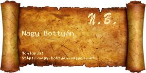Nagy Bottyán névjegykártya